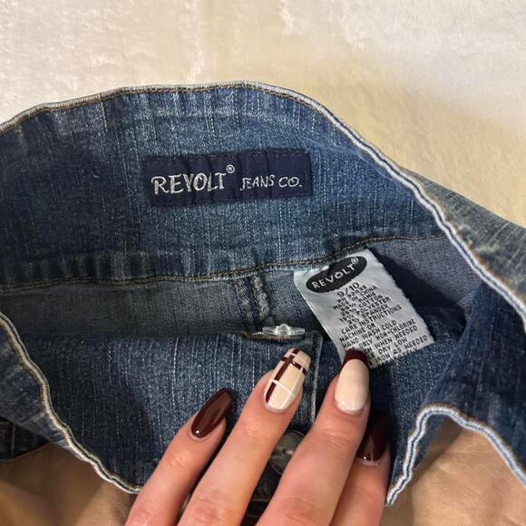 2000s denim mini skirt - Picture 3 of 5